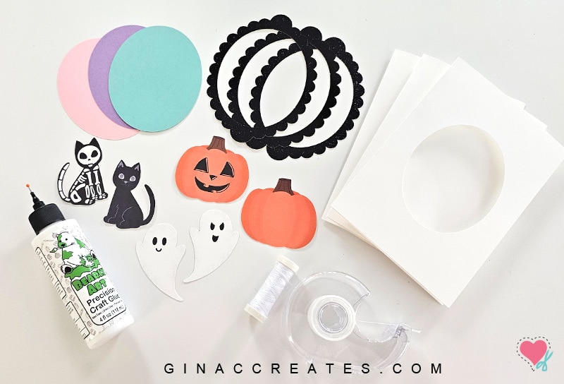 How to make a spinner card for Halloween, Cricut spinning card svg