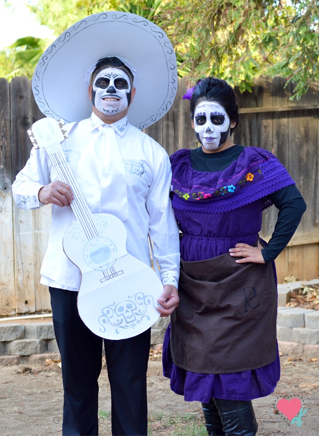 DIY Coco (Dia de los Muertos) Halloween Costumes with Cricut Maker