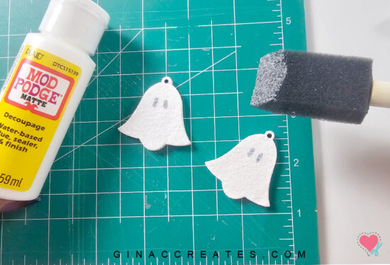 DIY Dollar Tree Craft, DIY Ghost Earrings
