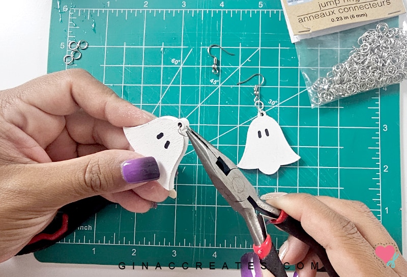 DIY Ghost Earrings Dollar Tree Craft