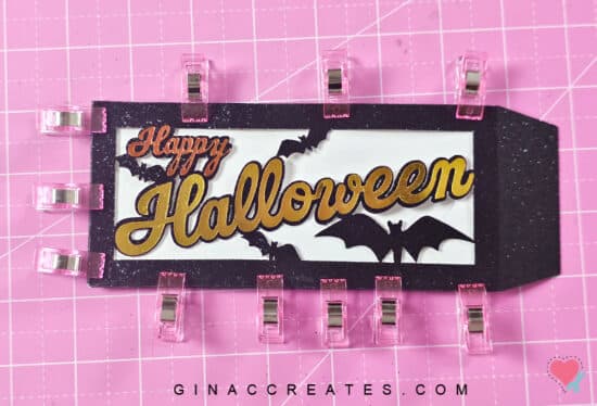 Happy Halloween Money Sleeve Free SVG