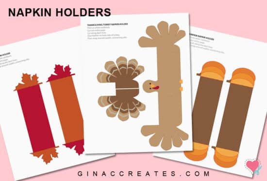 Thanksgiving Free Printable Craft for table setting