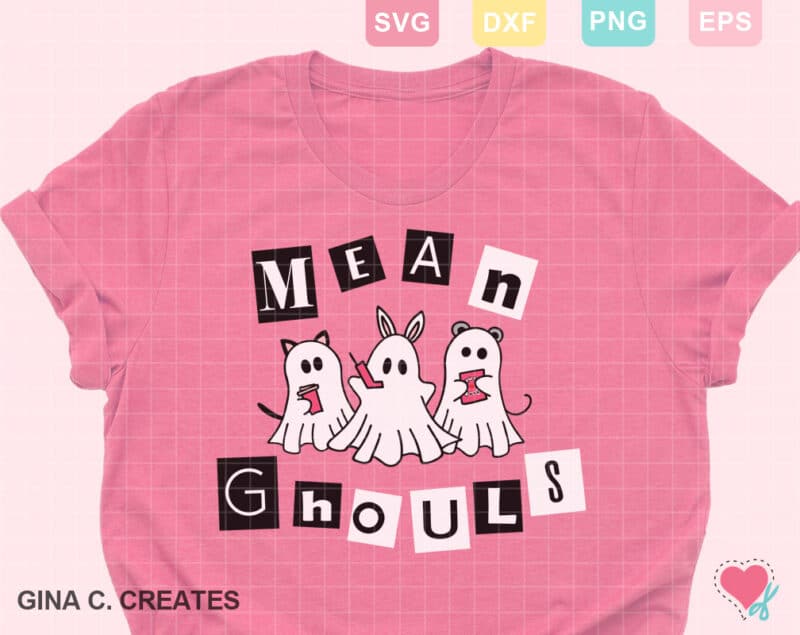 Mean Ghouls SVG for Halloween Shirt