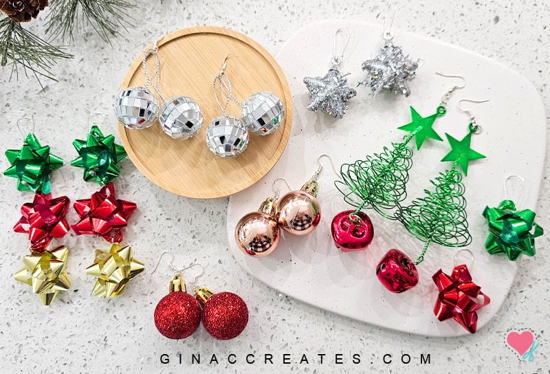 DIY Christmas Earrings for the holidays