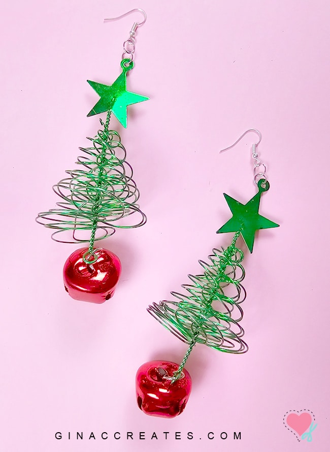 DIY Christmas Earrings for the holidays