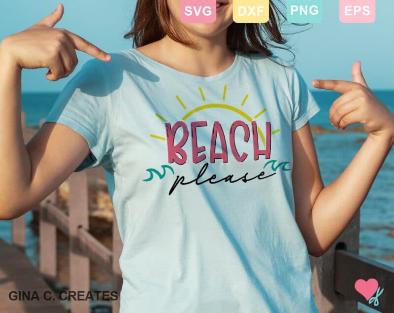 beach SVG, beach please svg