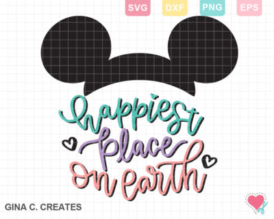 disney trip SVG, Happiest place on earth svg
