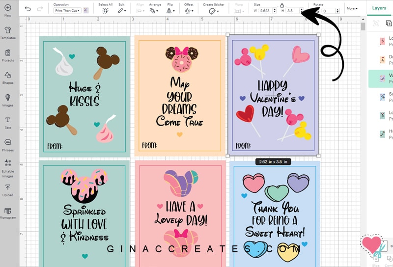 Free Cricut Valentine's Day Cards PNG