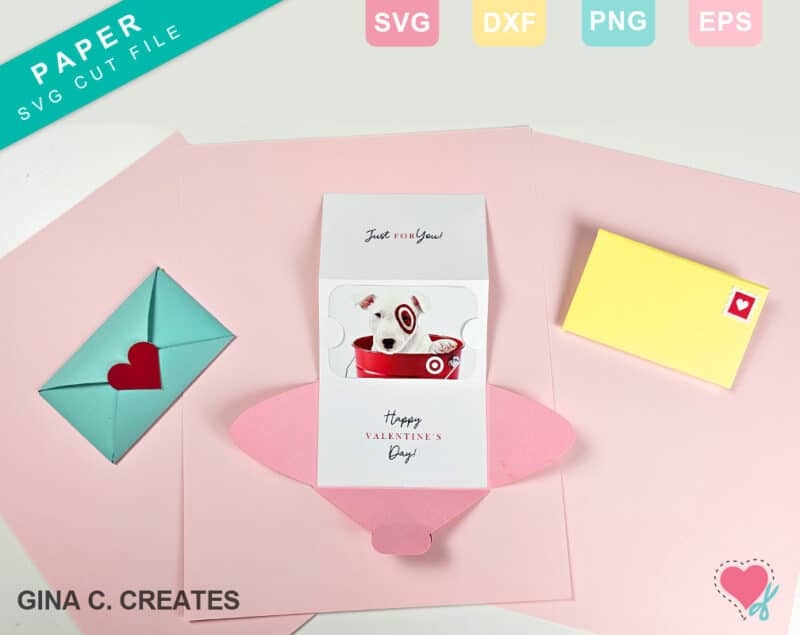 Cricut gift card holder SVG Mini Envelope SVG