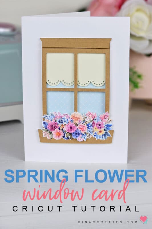 Spring flower Cricut Card tutorial