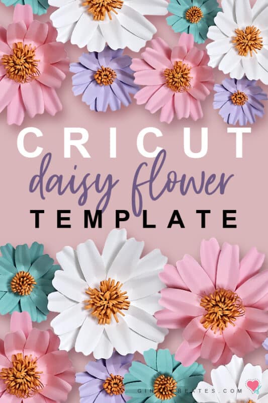 Cricut Daisy Flower Template