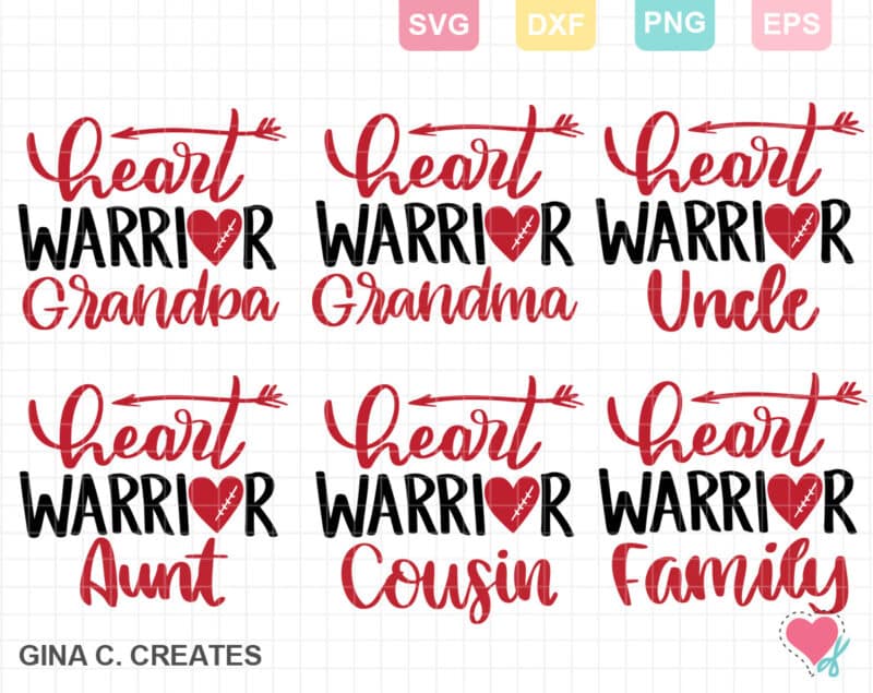 heart warrior mom SVG, heart warrior shirt