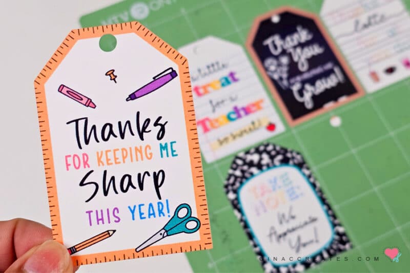 Thanks for keeping me sharp this year printable
