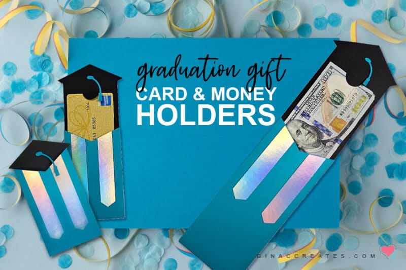 DIY graduation gift card and money holders