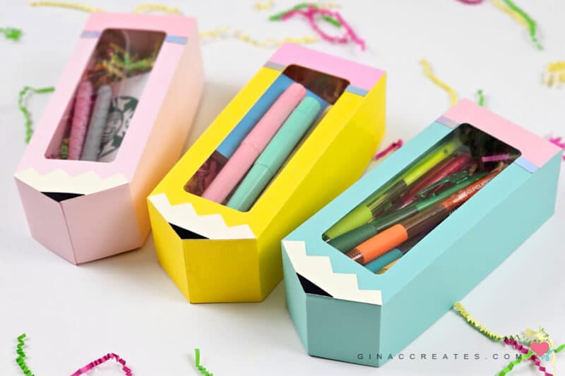 Cricut Paper Pencil Boxes