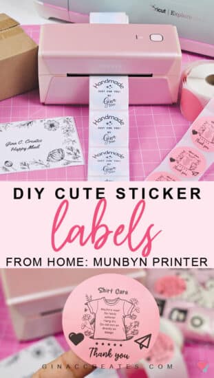 How to DIY Sticker Labels at Home with MUNBYN
