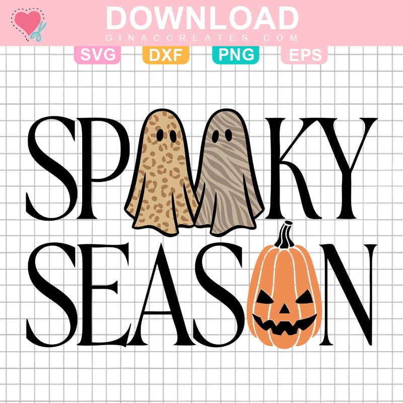 Free Spooky Season SVG File for Halloween Crafts