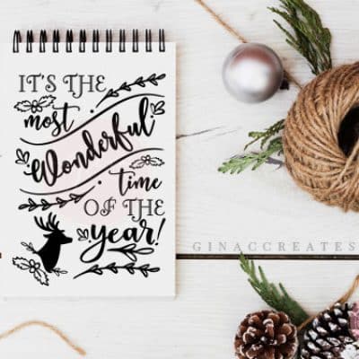 wonderful time of the year craft svg