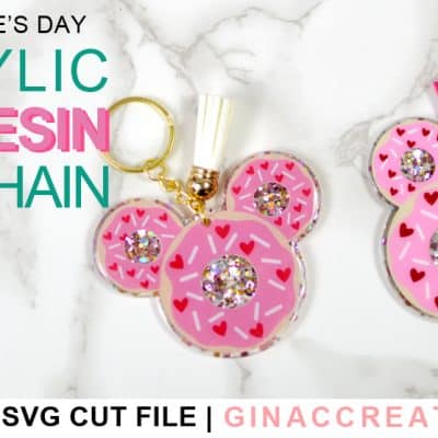 how to make acrylic keychains with cricut