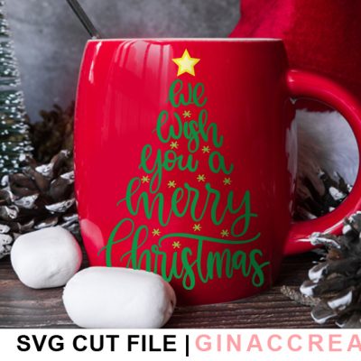 Chrismtas Craft, we wish you a merry christmas SVG