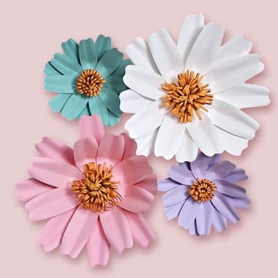 Daisy Paper Flower Template Printable