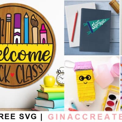 free back to school svg cut files