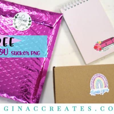 How to make glossy stickers with cricut print and cut