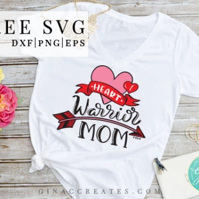 chd mom svg, heart warrior mom free svg