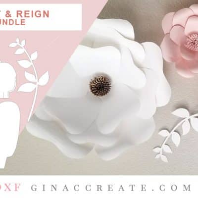 Scarlett & Reign SVG & Printable Paper Flower Template