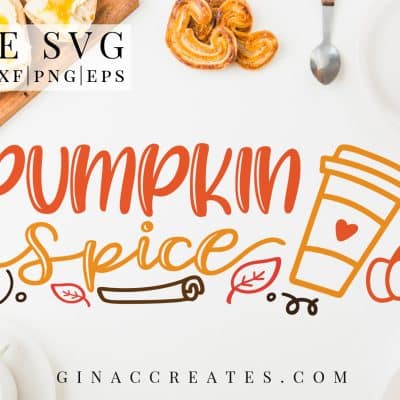 free svg autumn pumpkin spice svg, fall leaves svg